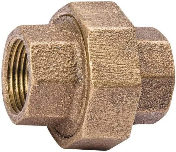 Value Collection - Class 125, 1/2" Internal Pipe, Red Brass Union - NPT - Apex Tool & Supply