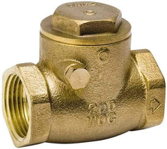 Value Collection - 3/8" Brass Check Valve - Check Swing, IPS, 200 WOG - Apex Tool & Supply
