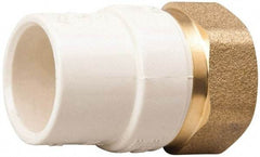 Value Collection - 1/2" CPVC Plastic Pipe Female Adapter - Schedule 40, FIP End Connections - Apex Tool & Supply