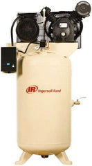 Ingersoll-Rand - 5 hp, 80 Gal Stationary Electric Vertical Air Compressor - Three Phase, 175 Max psi, 16.8 CFM, 460 Volt - Apex Tool & Supply