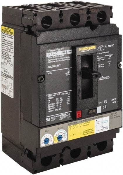 Square D - 30 Amp, 600 V, 3 Pole, Panel Mount Circuit Breaker - Electronic Trip, Multiple Breaking Capacity Ratings - Apex Tool & Supply