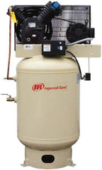 Ingersoll-Rand - 10 hp, 120 Gal Stationary Electric Vertical Air Compressor - Three Phase, 175 Max psi, 35 CFM, 460 Volt - Apex Tool & Supply