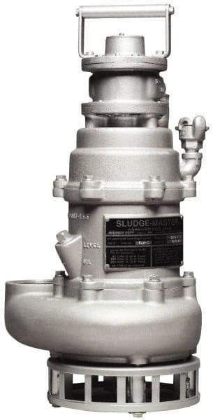 SandPIPER - 1/2" NPT, Submersible, Air Operated Diaphragm Pump - Aluminum Housing - Apex Tool & Supply