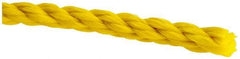 Value Collection - 1,200' Max Length Polypropylene Twisted Rope - 1/4" Diam, 141 Lb Capacity - Apex Tool & Supply