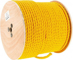 Value Collection - 600' Max Length Polypropylene Twisted Rope - 1/2" Diam, 472 Lb Capacity - Apex Tool & Supply