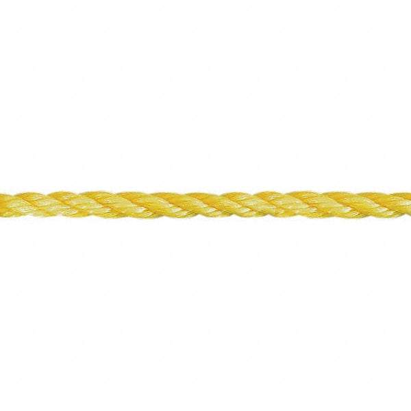 Value Collection - 200' Max Length Polypropylene Twisted Rope - 5/8" Diam, 697 Lb Capacity - Apex Tool & Supply