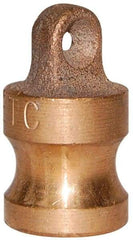 EVER-TITE Coupling Products - 3" Brass Cam & Groove Suction & Discharge Hose Dust Plug For Use with Couplers - Part DP, 200 Max psi - Apex Tool & Supply