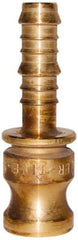 EVER-TITE Coupling Products - 1" Brass Cam & Groove Suction & Discharge Hose Male Adapter Hose Shank - Part E, 350 Max psi - Apex Tool & Supply