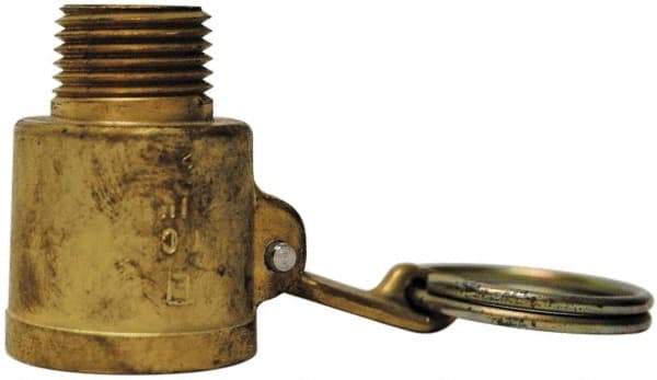 EVER-TITE Coupling Products - 3/4" Brass Cam & Groove Suction & Discharge Hose Female Coupler Male NPT Thread - Part B, 3/4" Thread, 350 Max psi - Apex Tool & Supply