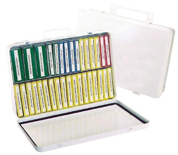 Medique - 31 & 36 Piece, 36 Person, Refill for Industrial First Aid Kit - 13-11/16" Wide x 2-3/4" Deep x 9-1/4" High, Plastic Case - Apex Tool & Supply