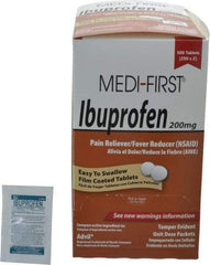 Medique - Medi-First Ibuprofen Tablets - Headache & Pain Relief - Apex Tool & Supply