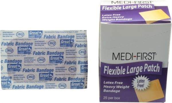 Medique - 3" Long x 2" Wide, General Purpose Pad - Woven Fabric Bandage, Latex Free - Apex Tool & Supply