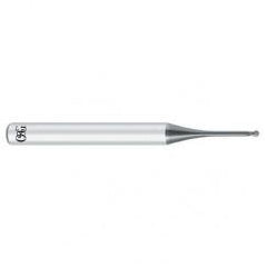 3mm Dia. - 70mm OAL - Solid Carbide - Rib Processing Ball Nose HP End Mill-2 FL - Apex Tool & Supply