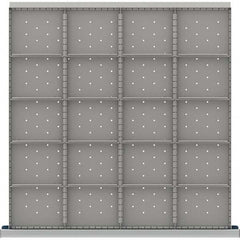 LISTA - 20-Compartment Drawer Divider Layout for 3.15" High Drawers - Apex Tool & Supply