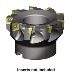 Kennametal - 50mm Cut Diam, 22mm Arbor Hole, 11mm Max Depth of Cut, 88.5° Indexable Chamfer & Angle Face Mill - 4 Inserts, SD_T1204PD_N__Z Insert, Right Hand Cut, 4 Flutes, Through Coolant, Series Z-Axis Mills - Apex Tool & Supply