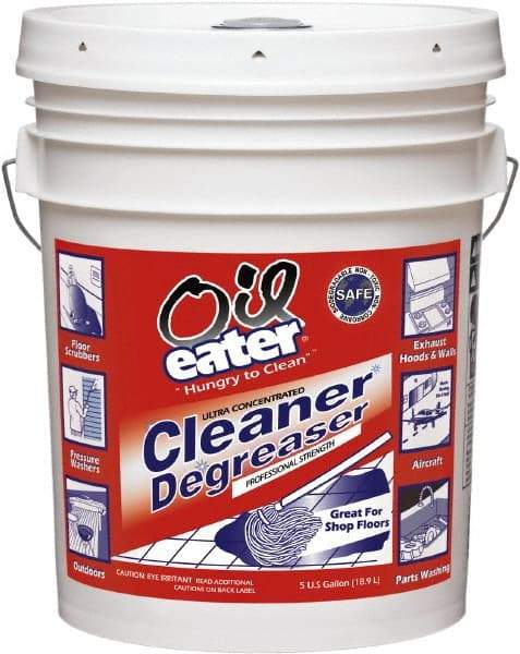 Oil Eater - 2-Butoxyethanol Multipurpose Cleaner/Degreaser - 5 Gal Pail - Apex Tool & Supply