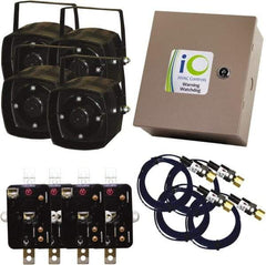 iO HVAC Controls - 1 or 3 Phase, 24 VAC, 0-2A Amp, 2 Max Fuse A, Air Conditioner Theft Alarm - 11" Wide x 11" Deep x 11" High, For Use with Condensing Unit - Apex Tool & Supply