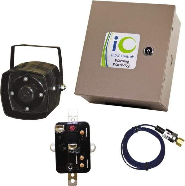 iO HVAC Controls - 1 or 3 Phase, 24 VAC, 0-2A Amp, 2 Max Fuse A, Air Conditioner Theft Alarm - 11" Wide x 11" Deep x 11" High, For Use with Condensing Unit - Apex Tool & Supply