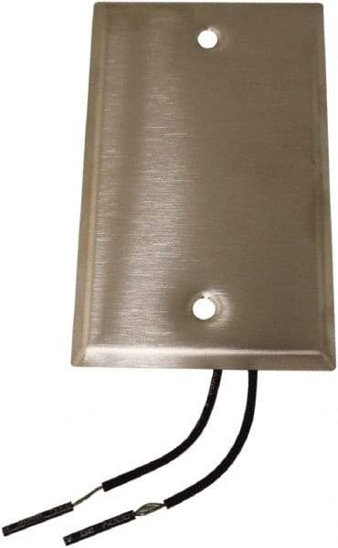 iO HVAC Controls - 65°F, Heat Only, Tamper-Proof Thermostat - 24 Volts, 1-1/2" Inside Height x 1/4" Inside Width, Outlet Mount, SPST Switch - Apex Tool & Supply