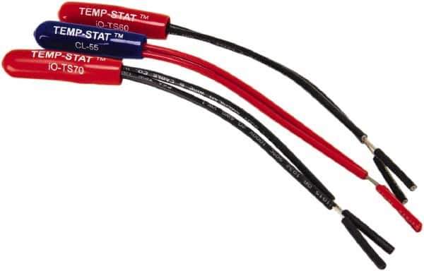 iO HVAC Controls - 41°F, Heat Only, Temporary Construction Thermostat - 24 Volts, 1-1/2" Inside Height x 1/4" Inside Width, Open Mount, SPST Switch - Apex Tool & Supply