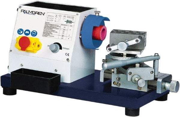 Palmgren - 0.08 hp, Rotary Cutting Tool Drill Bit Sharpener - 115 Volts, Use with Drill Bits - Apex Tool & Supply