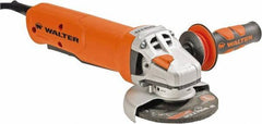 WALTER Surface Technologies - 5" Wheel Diam, 11,000 RPM, Corded Angle & Disc Grinder - 5/8-11 Spindle - Apex Tool & Supply
