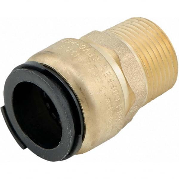 Watts - Metal Push-To-Connect Tube Fittings Type: Adapter Tube Outside Diameter (Inch): 1 - Apex Tool & Supply