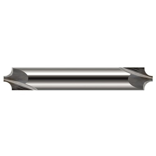 Corner Rounding End Mills - 0.0500″ Radius × 0.0470″ (3/64″) Pilot Diameter Carbide Corner Rounding End Mill DE, 2 Flutes - Exact Industrial Supply