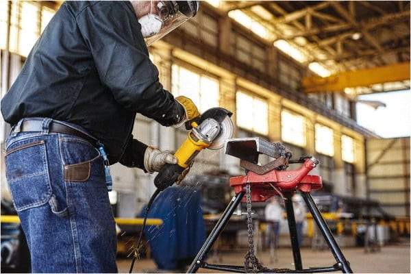 DeWALT - 24 Grit, 4-1/2" Wheel Diam, Type 27 Depressed Center Wheel - Coarse/Medium Grade, Ceramic, N Hardness, 13,300 Max RPM - Apex Tool & Supply