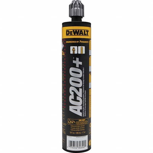 DeWALT Anchors & Fasteners - Anchoring Adhesives Adhesive Material: Acrylic Volume (fl. oz.): 9.50 - Apex Tool & Supply