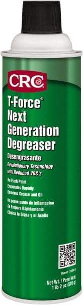 CRC - 18 oz Aerosol Cleaner/Degreaser - Liquid, Slight Ethereal - Apex Tool & Supply
