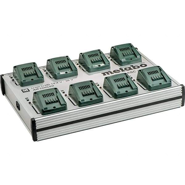 Metabo - 14.4/18/36 Volt, Lithium-Ion Power Tool Charger - 1 hr & 30 min to Charge, AC Wall Outlet Power Source - Apex Tool & Supply