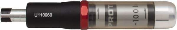 Proto - 1 Piece, 20 to 100 In/oz, Torque Limiting Screwdriver - 5-1/4" OAL, 1/4" Drive - Apex Tool & Supply