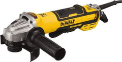 DeWALT - 4-1/2 & 5" Wheel Diam, 10,500 RPM, Corded Angle & Disc Grinder - 5/8-11 Spindle, 120 Volts, 13 Amps - Apex Tool & Supply