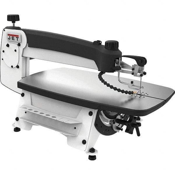 Jet - 3/4" Stroke Length, 2" Depth of Cut, Scroll Saw - 400 to 1,550 Strokes per min, Includes Foot Switch - Apex Tool & Supply