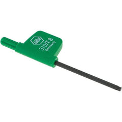 Wiha - T8 Torx Key - Flag-Style, 40mm Length Under Head, 2.8" OAL - Apex Tool & Supply