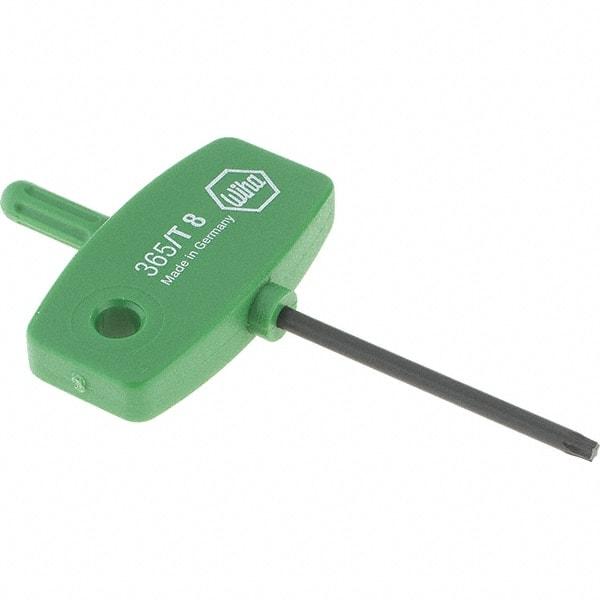 Wiha - T8 Torx Key - Wing Handle, 40mm Length Under Head, 2.9" OAL - Apex Tool & Supply
