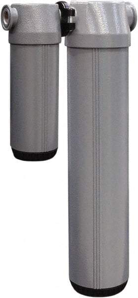 Alpha-Pure - 30 CFM at 100 psi Inlet, 34.5 CFM at 150 psi, 30 CFM at 100 psi Outlet, Desiccant Air Dryer - 1/2" Female NPT x 4.27" Long x 8.8" Wide x 28" High - Apex Tool & Supply