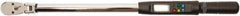 Proto - 1/2" Drive Electronic Torque Wrench - 12-1/2 Ft/Lb to 250 Ft/Lb Torque, 0.1 Ft/Lb Graduation, Flex-Head Ratcheting with Reverse Lever - Apex Tool & Supply