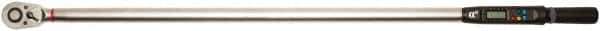 Proto - 3/4" Drive Electronic Torque Wrench - 30 Ft/Lb to 600 Ft/Lb Torque, 0.1 Ft/Lb Graduation, Angle Head - Apex Tool & Supply