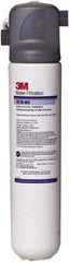 3M - 4-1/2" OD, 15-1/2" Cartridge Length, 0.5 Micron Rating Cartridge Filter Assembly - 3/8" Pipe Size, Reduces Taste, Odor, Chlorine, Particulate & Cyst - Apex Tool & Supply
