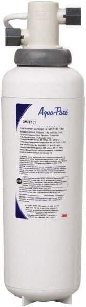 3M Aqua-Pure - 4-1/2" OD, 16" Cartridge Length, 0.2 Micron Rating Cartridge Filter Assembly - 3/8" Pipe Size, Reduces Particulate, Chlorine Odor, Parasitic Protozoan Cysts, Lead & Select VOCs - Apex Tool & Supply