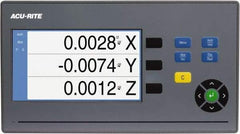 Acu-Rite - 3 Axis, 35" X-Axis Travel, 13" Y-Axis Travel, 4" Z-Axis Travel, Milling DRO System - 5µm Resolution, 5µm Accuracy, LCD Color Display - Apex Tool & Supply