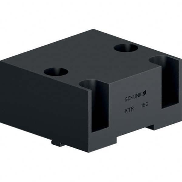 Schunk - Vise Jaws Jaw Shape: Flat Jaw Width (mm): 55.00 - Apex Tool & Supply