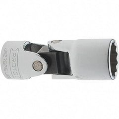Proto - 9/16", 3/8" Drive, Intermediate Hand Socket - 12 Points, 2-1/4" OAL, Steel, Full Polish Finish - Apex Tool & Supply