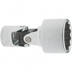 Proto - 7/8", 3/8" Drive, Intermediate Hand Socket - 12 Points, 2-1/4" OAL, Steel, Full Polish Finish - Apex Tool & Supply