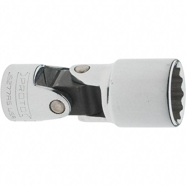 Proto - 5/8", 3/8" Drive, Intermediate Hand Socket - 12 Points, 2-1/4" OAL, Steel, Full Polish Finish - Apex Tool & Supply