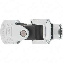 Proto - 5/16", 3/8" Drive, Intermediate Hand Socket - 12 Points, 1-47/64" OAL, Steel, Full Polish Finish - Apex Tool & Supply