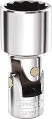 Proto - 3/4", 3/8" Drive, Intermediate Hand Socket - 12 Points, 2-5/16" OAL, Steel, Full Polish Finish - Apex Tool & Supply