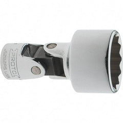 Proto - 15/16", 3/8" Drive, Intermediate Hand Socket - 12 Points, 2-1/4" OAL, Steel, Full Polish Finish - Apex Tool & Supply